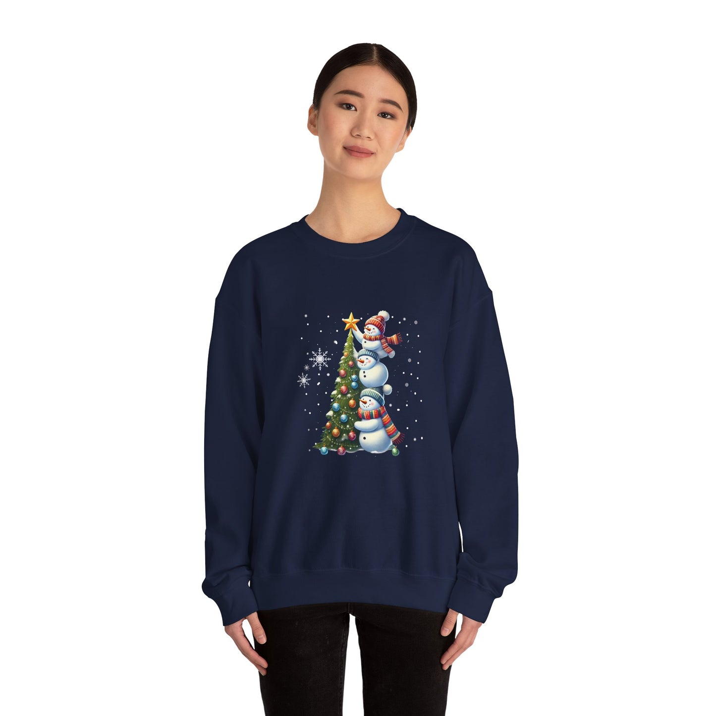 Cute Christmas Snowman Sweatshirt