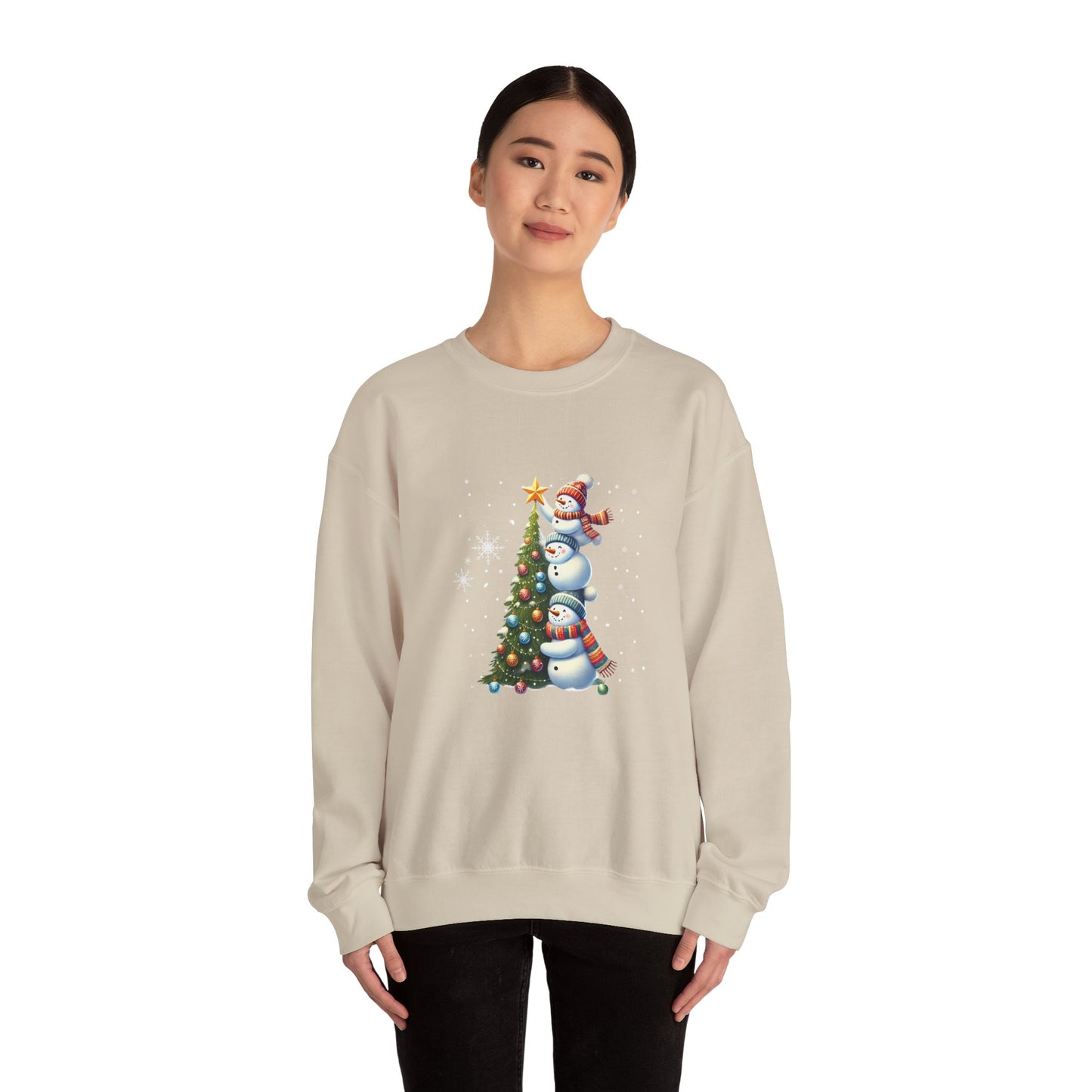 Cute Christmas Snowman Sweatshirt