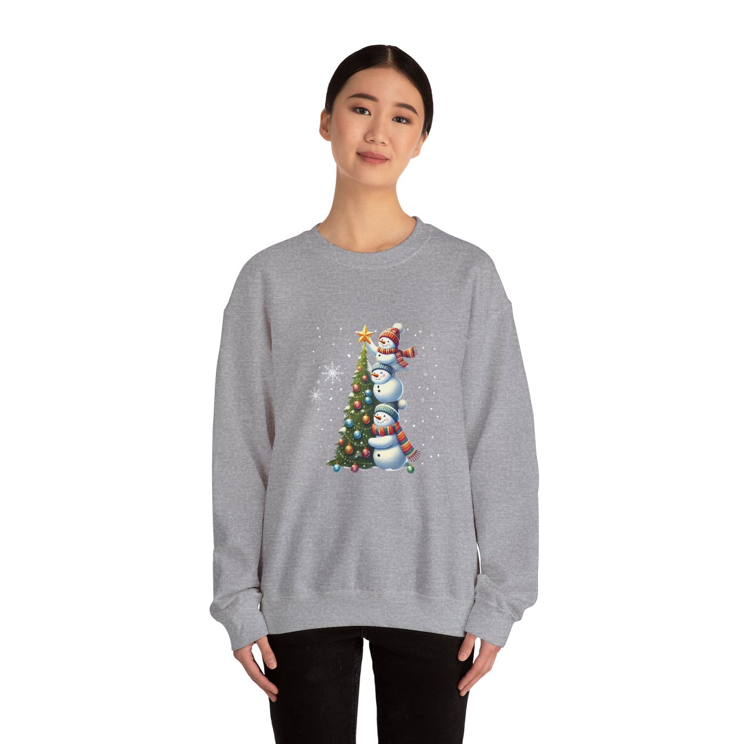 Cute Christmas Snowman Sweatshirt