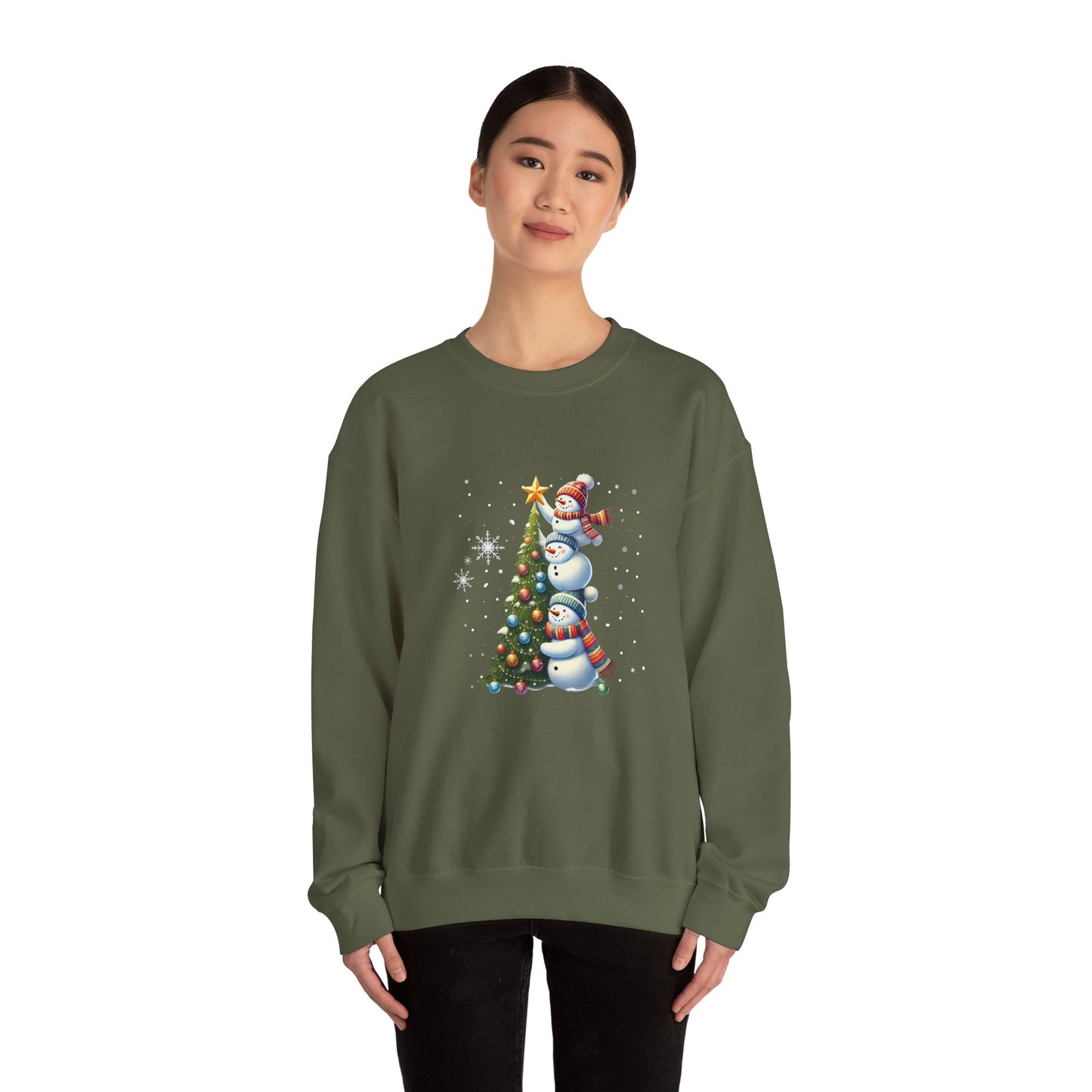 Cute Christmas Snowman Sweatshirt