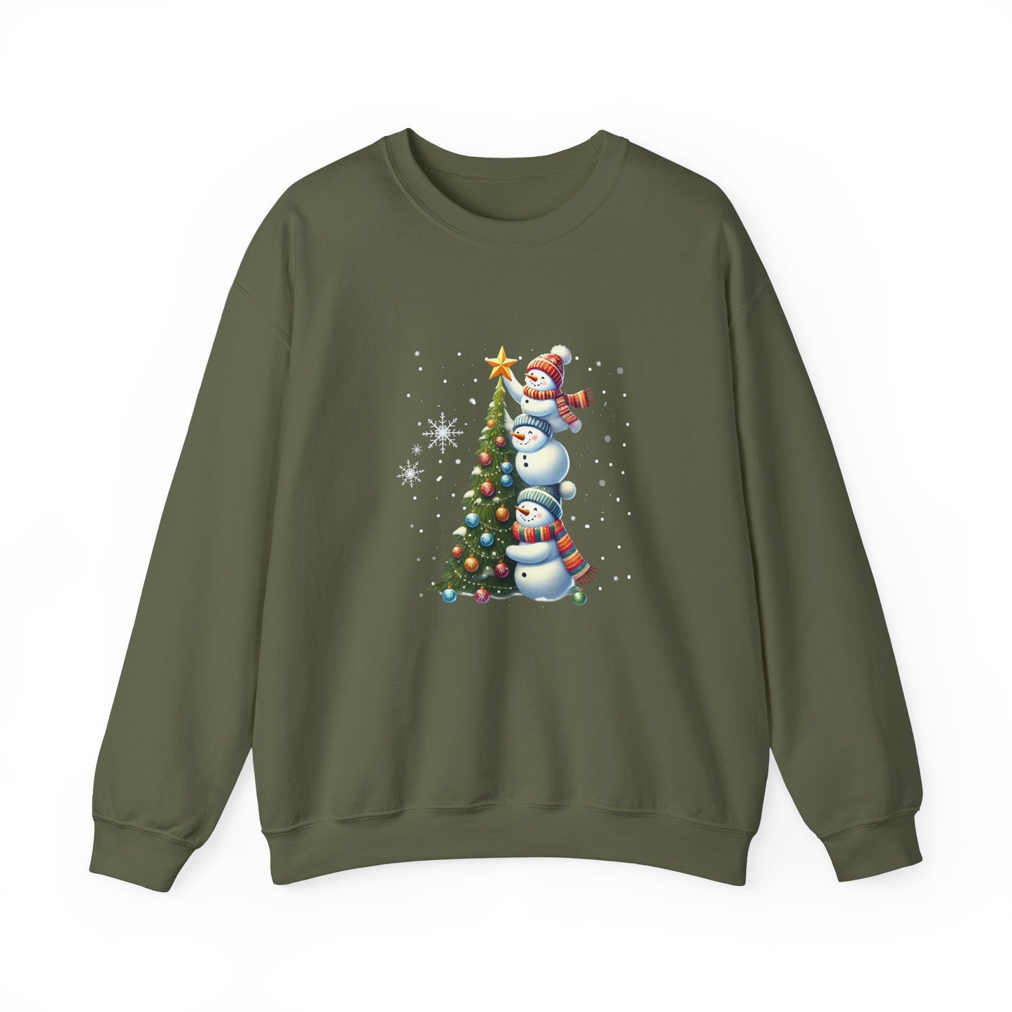 Cute Christmas Snowman Sweatshirt